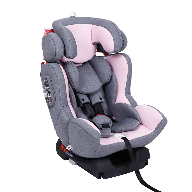 0-12 Years Old Isofix Hard-Connected Latch Pull-Up Belt Children's Car Safety Seat